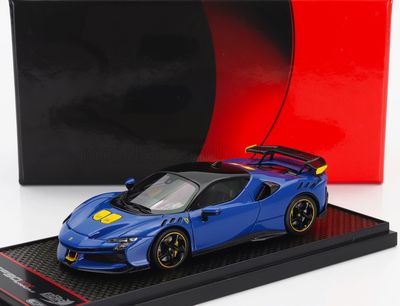 1:43 BBR - Ferrari SF90 XX Stradale Azuro Dino 1:43 BBR - Ferrari SF90 XX Stradale Azuro Dino