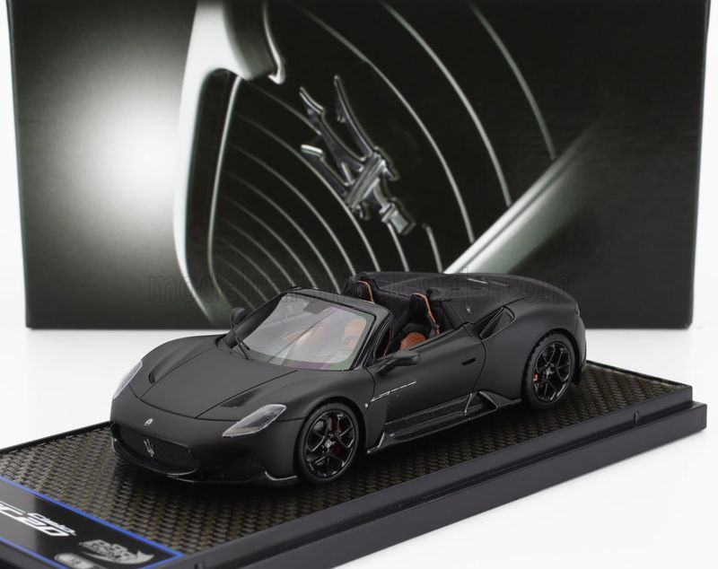 1:43 BBR - Maserati MC20 Cielo 2022 new versions Matt Black 1:43 BBR - Maserati MC20 Cielo 2022 new versions Matt Black