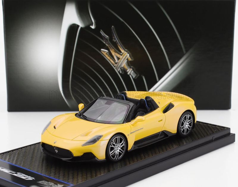 1:43 BBR - Maserati MC20 Cielo 2022 new versions Yellow Genio - MMXX Design Rims 1:43 BBR - Maserati MC20 Cielo 2022 new versions Yellow Genio - MMXX Design Rims