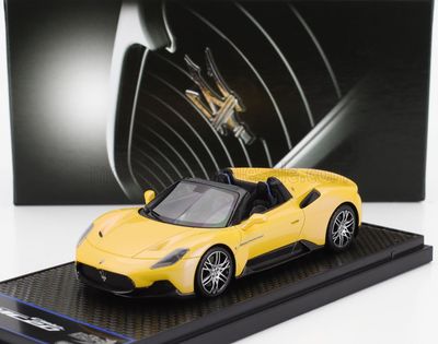 1:43 BBR - Maserati MC20 Cielo 2022 new versions Yellow Genio - MMXX Design Rims 1:43 BBR - Maserati MC20 Cielo 2022 new versions Yellow Genio - MMXX Design Rims