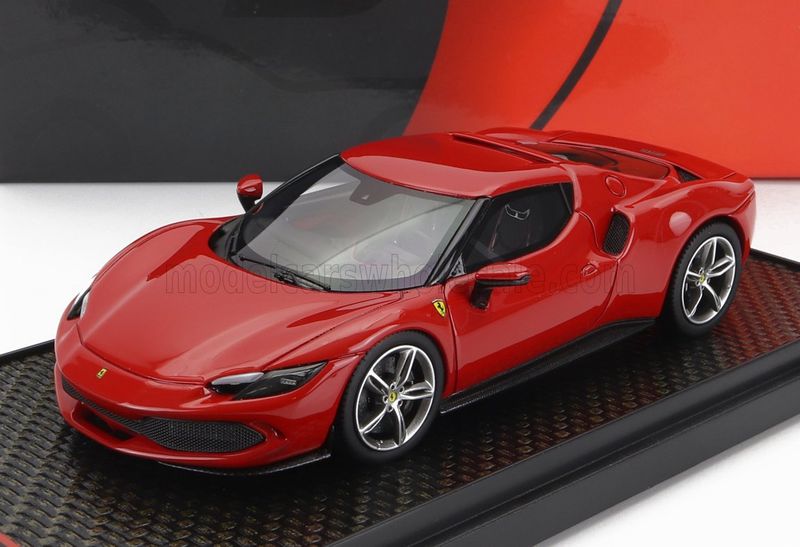 1:43 BBR - Ferrari 296 GTB Rosso Corsa 322 1:43 BBR - Ferrari 296 GTB Rosso Corsa 322