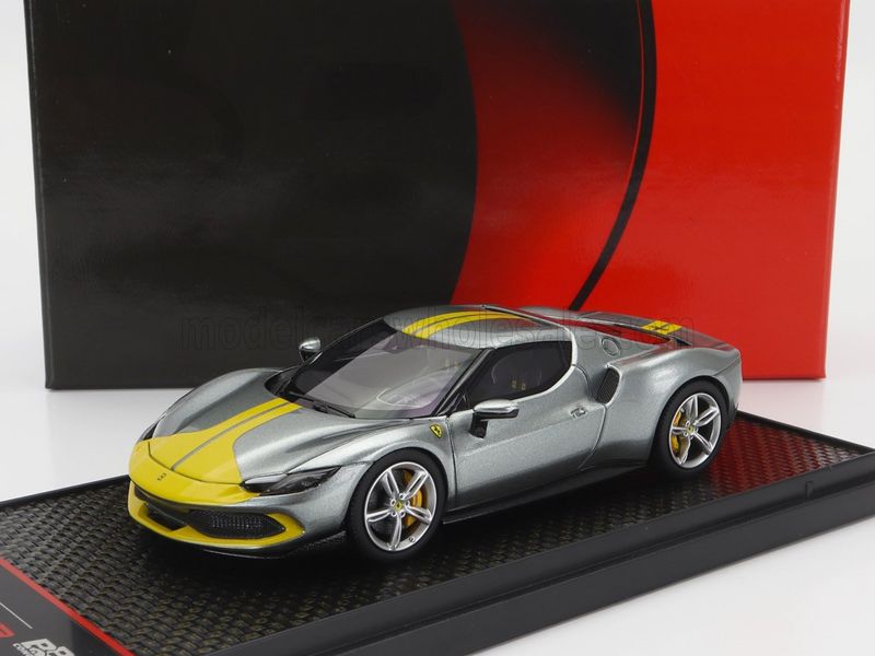 1:43 BBR - Ferrari 296 GTB Assetto Fiorano 2022 Giallo Coburn 1:43 BBR - Ferrari 296 GTB Assetto Fiorano 2022 Giallo Coburn