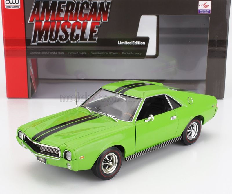 1:18 Autoworld - 1969 AMC MAX Coupe Green 1:18 Autoworld - 1969 AMC MAX Coupe Green