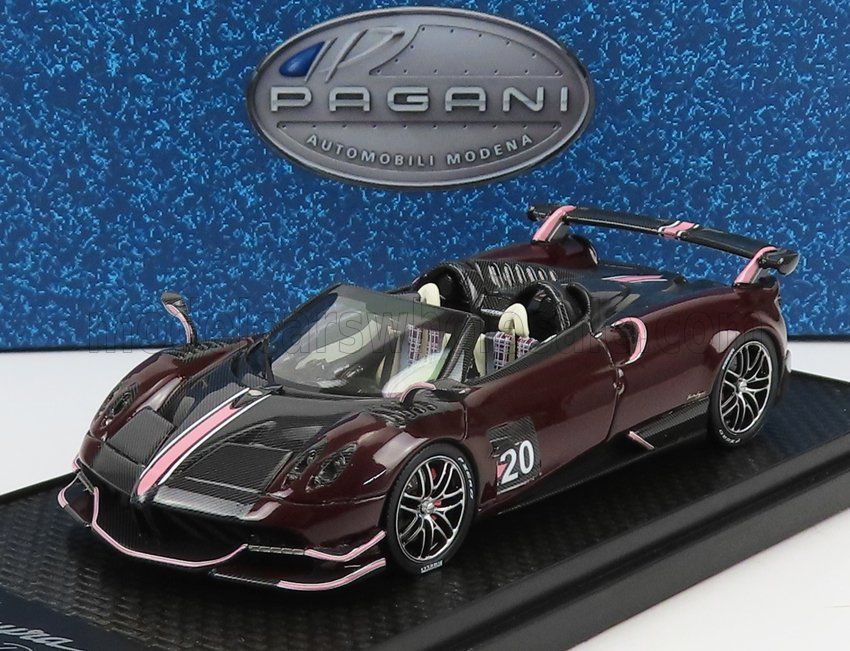 1:43 BBR - Pagani Huayra BC #200 Raodster 2017 Red