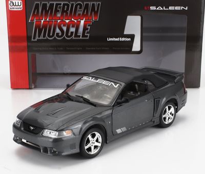 1:18 Autoworld - 2003 Ford Mustang Saleen S281 Cabrio Gery Metallic 1:18 Autoworld - 2003 Ford Mustang Saleen S281 Cabrio Gery Metallic