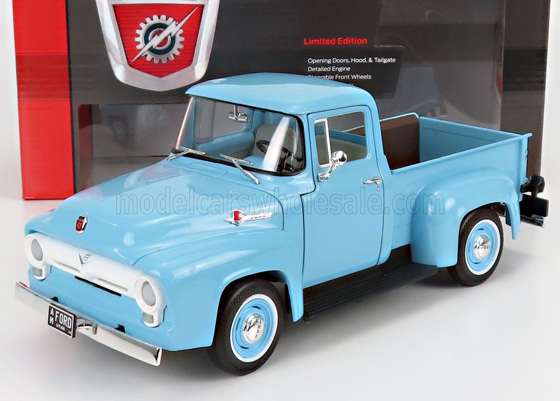 1:18 Autoworld - 1956 Ford F-100 Pickup Blue