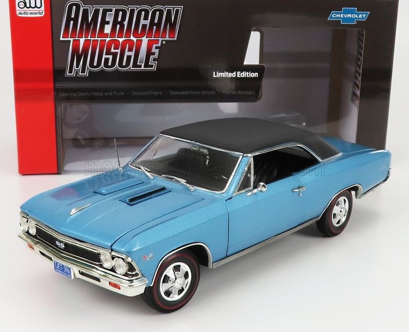 1:18 Autoworld - 1966 Chevrolet Chevelle SS 396 Yenko Blue 1:18 Autoworld - 1966 Chevrolet Chevelle SS 396 Yenko Blue