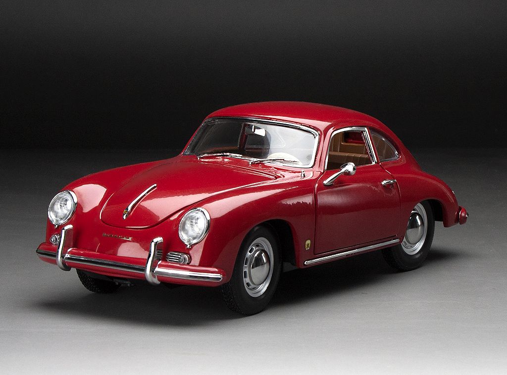 1:18 Sunstar - 1957 Porsche 356A 1500 GS Carrera GT – Polyantha Red