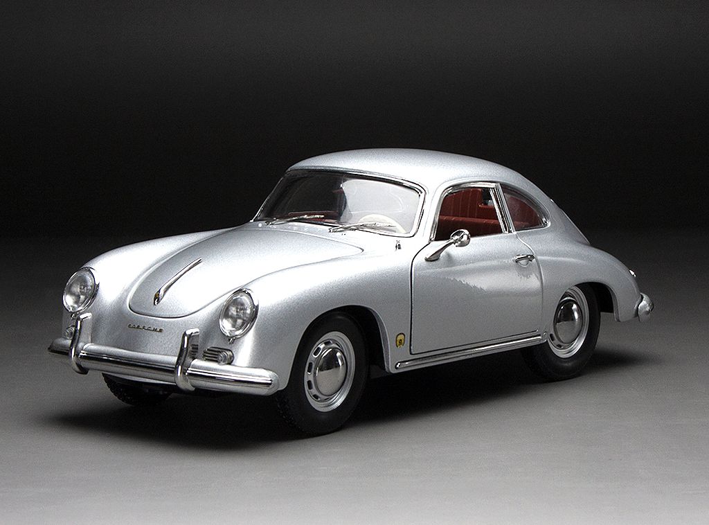 1:18 Sunstar - 1957 Porsche 356A 1500 GS Carrera GT – Silver Metallic