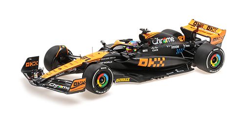 1:18 Minichamps - MCLAREN F1 TEAM MCL60 – OSCAR PIASTRI – 3RD PLACE JAPANESE GP 2023