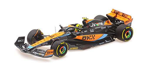 1:43 Minichamps - MCLAREN F1 TEAM MCL60 – LANDO NORRIS – 2ND PLACE HUNGARIAN GP 2023