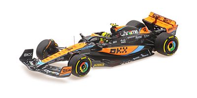 1:43 Minichamps - MCLAREN F1 TEAM MCL60 – LANDO NORRIS – 2ND PLACE HUNGARIAN GP 2023 1:43 Minichamps - MCLAREN F1 TEAM MCL60 – LANDO NORRIS – 2ND PLACE HUNGARIAN GP 2023