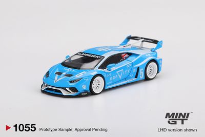 1:64 Mini GT - 2024 Lamborghini Huracan LB-Works GT Gravity, blue 1:64 Mini GT - 2024 Lamborghini Huracan LB-Works GT Gravity, blue