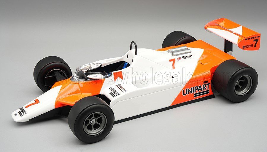 1:18 Tecnomodel - Mc Laren F1 MP4/1B Ford Cosworth #7 Winner USA Detroit GP 1982 J. Watson *Inkl. Decals*