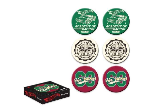 Hot Wheels Merchandise - Getränke Untersetzer 6er Set