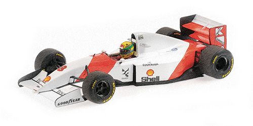1:43 Minichamps - 1993 McLaren Ford MP4/8 Ayrton Senna Winner Brazil GP 1993, Dirty Version