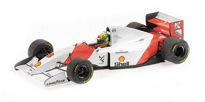 1:43 Minichamps - 1993 McLaren Ford MP4/8 Ayrton Senna Winner Brazil GP 1993, Dirty Version
