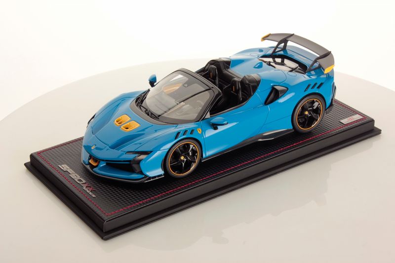 1:18 MR Collection Models - Ferrari SF90 XX Spider Azzurro Dino 1:18 MR Collection Models - Ferrari SF90 XX Spider Azzurro Dino