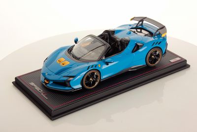 1:18 MR Collection Models - Ferrari SF90 XX Spider Azzurro Dino 1:18 MR Collection Models - Ferrari SF90 XX Spider Azzurro Dino
