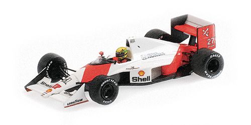 1:43 Minichamps - 1990 McLaren Honda MP4/5B World Champion Ayrton Senna, Dirty Version