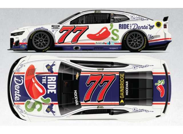 1:64 Action Racing Collectibles - 2025 Chevrolet #77 Carson Hocevar *Chili`s Ride The `Dente*