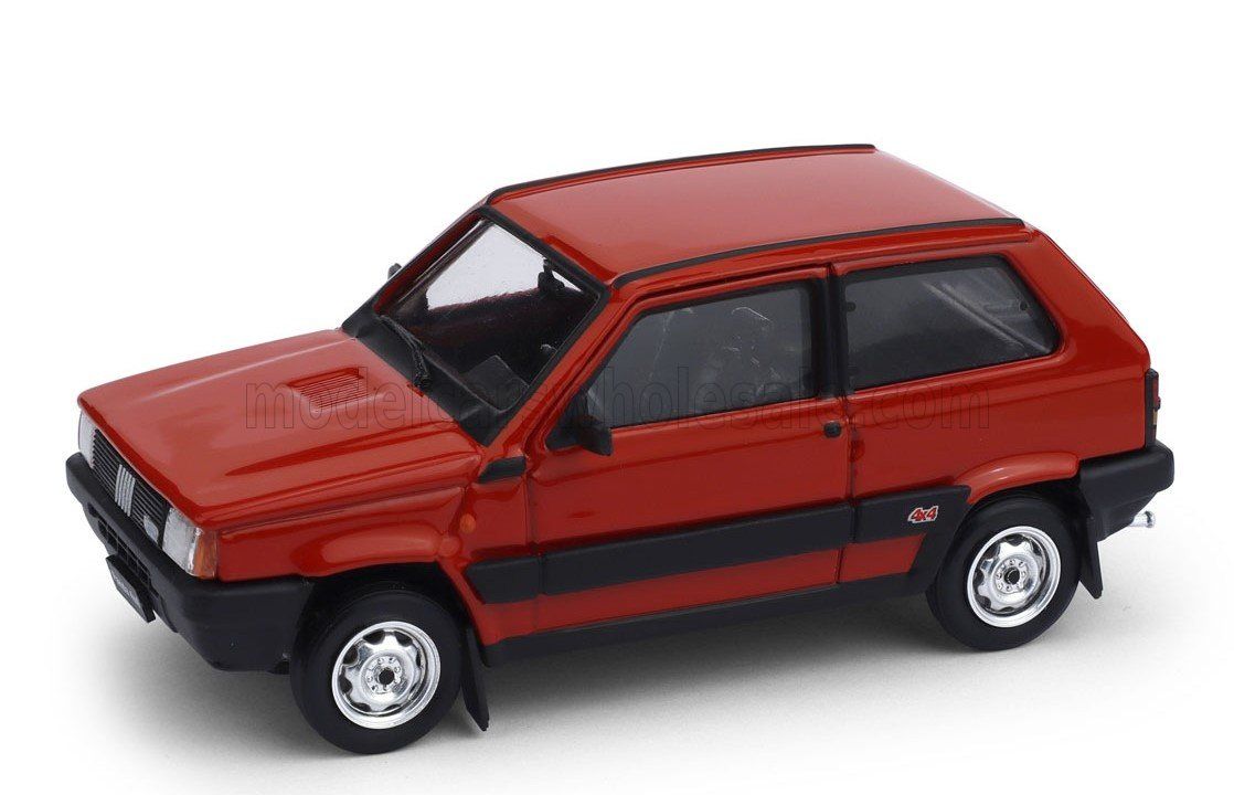 1:43 Brumm - 1986 Fiat Panda 4x4 Supernova Rosso Siam