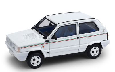 1:43 Brumm - 1986 Fiat Panda 750L Italia '90 White 1:43 Brumm - 1986 Fiat Panda 750L Italia '90 White
