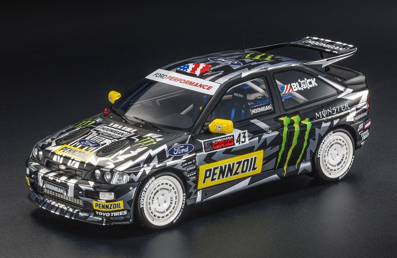 1:43 Top Marques - Ford Escort RS Cosworth #43 Hoonigan 2017 K. Block
