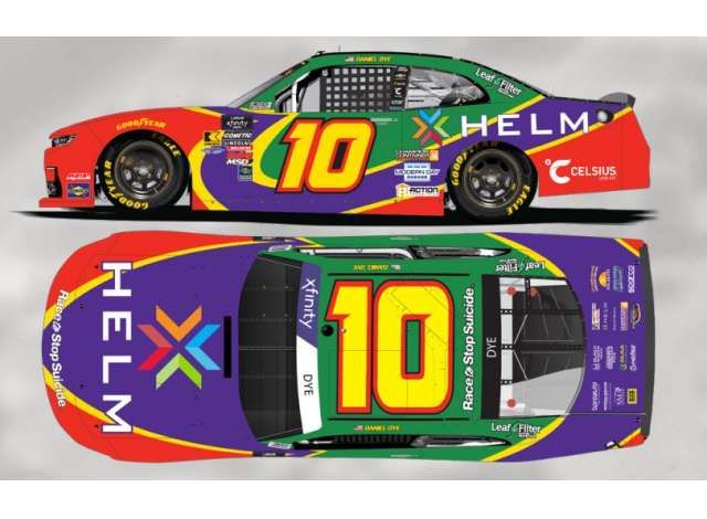 1:64 Action Racing Collectibles - 2025 Chevrolet #10 Daniel Dye *Helm Throwback* 1:64 Action Racing Collectibles - 2025 Chevrolet #10 Daniel Dye *Helm Throwback*