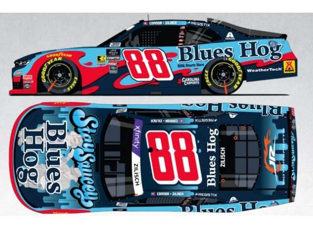 1:64 Action Racing Collectibles - 2025 Chevrolet #88 Connor Zilisch *Blues Hog*