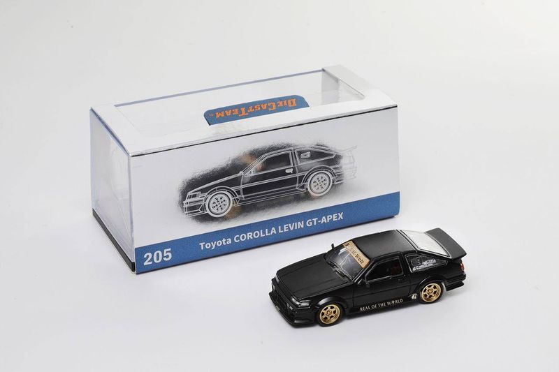 1:64 DCT - Toyota AE86, black 1:64 DCT - Toyota AE86, black