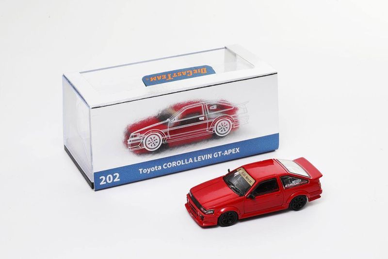 1:64 DCT - Toyota AE86, red 1:64 DCT - Toyota AE86, red