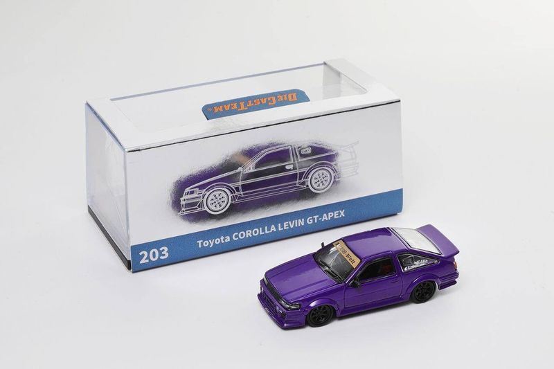 1:64 DCT - Toyota AE86, purple 1:64 DCT - Toyota AE86, purple