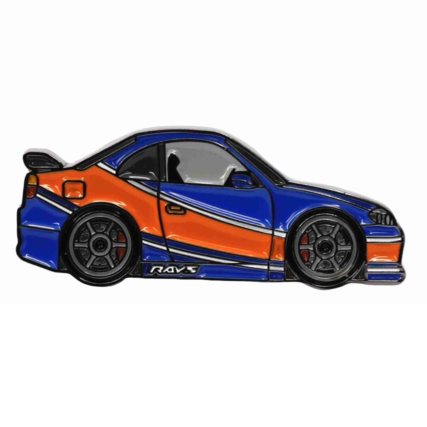 Faith Pins - Nissan Silvia S15, red/blue
