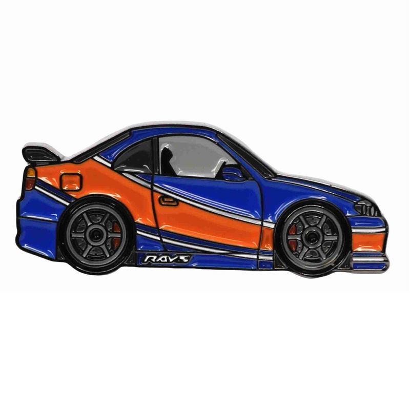 Faith Pins - Nissan Silvia S15, red/blue Faith Pins - Nissan Silvia S15, red/blue