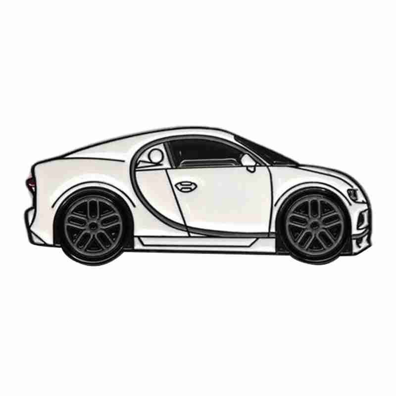 Faith Pins - Bugatti Chiron, white Faith Pins - Bugatti Chiron, white