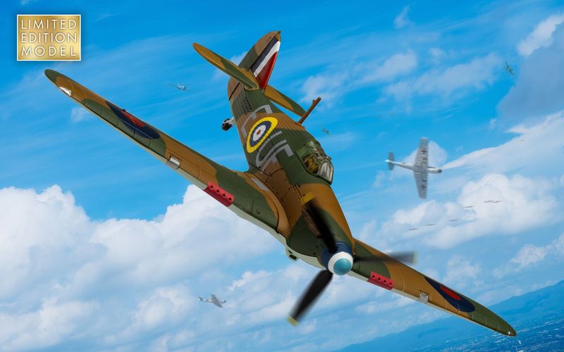 1:72 Corgi - Hawker Hurricane Mk.I - RAF No.601 - P/O 'Billy' Fiske (Battle of Britain 85) 1:72 Corgi - Hawker Hurricane Mk.I - RAF No.601 - P/O 'Billy' Fiske (Battle of Britain 85)