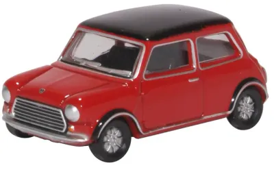 1:76 Oxford - Mini Cooper MKII Tartan Red/black 1:76 Oxford - Mini Cooper MKII Tartan Red/black
