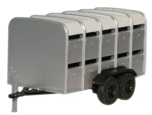 1:76 Oxford - Livestock Trailer Grey 1:76 Oxford - Livestock Trailer Grey
