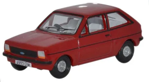1:76 Oxford  - Venetian Red Ford Fiesta Mk1
