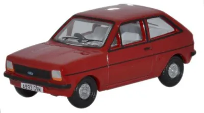 1:76 Oxford - Venetian Red Ford Fiesta Mk1 1:76 Oxford - Venetian Red Ford Fiesta Mk1