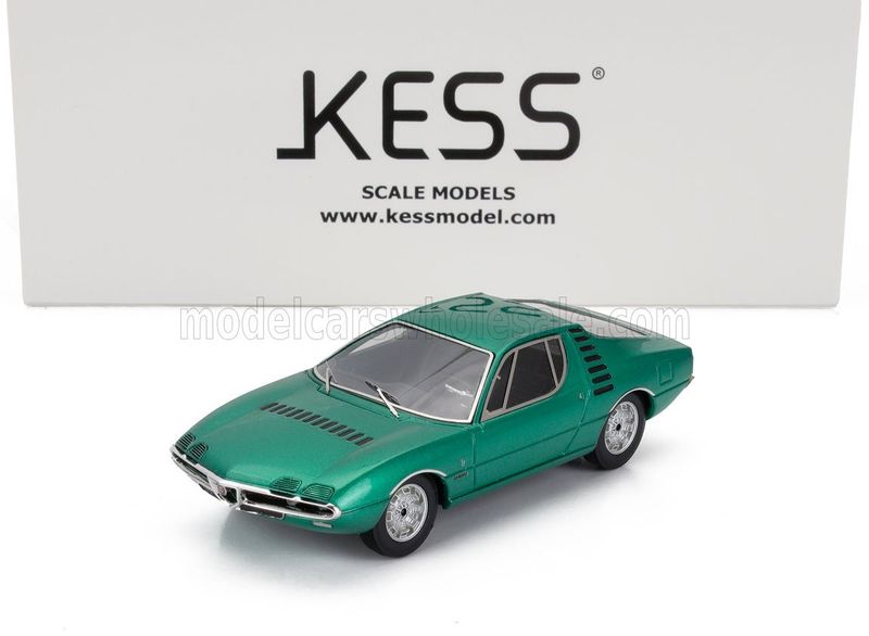 1:43 Kess Model - 1967 Alfa Romeo Montreal Expo Green Metallic 1:43 Kess Model - 1967 Alfa Romeo Montreal Expo Green Metallic