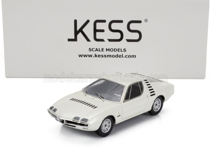 1:43 Kess Model - 1967 Alfa Romeo Montreal Expo White 1:43 Kess Model - 1967 Alfa Romeo Montreal Expo White