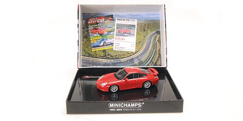 1:43 Minichamps - PORSCHE 911 GT3 – 1999 – RED – SPORT AUTO