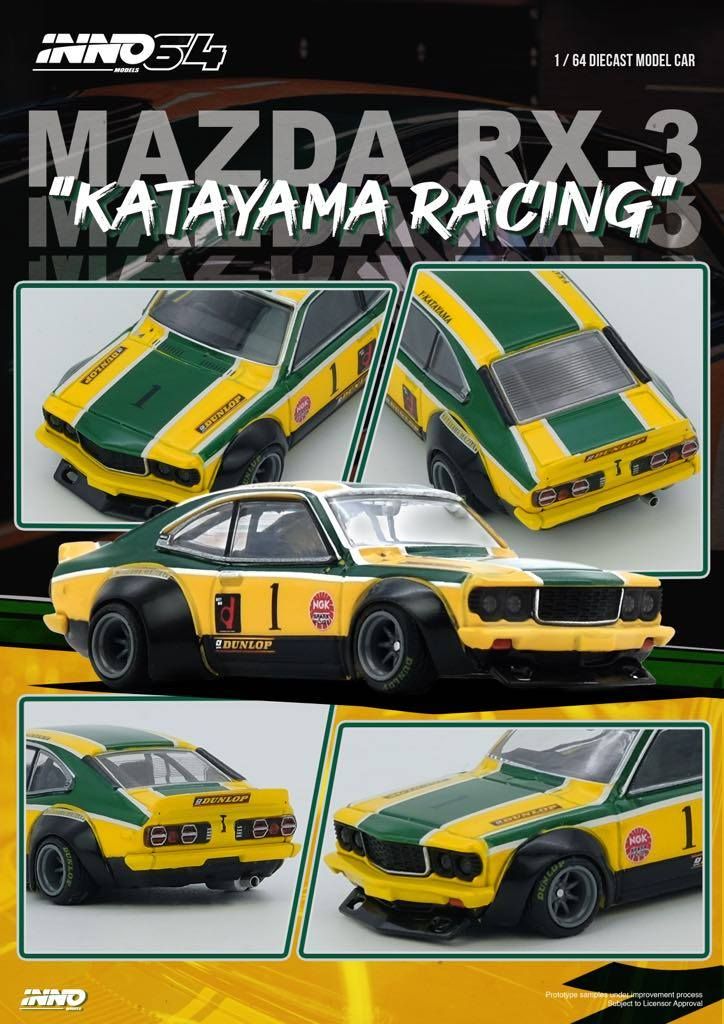 1:64 Inno64 - Mazda Savanna RX3 *Katayama Racing* Livery