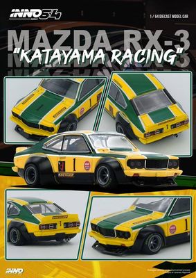 1:64 Inno64 - Mazda Savanna RX3 *Katayama Racing* Livery 1:64 Inno64 - Mazda Savanna RX3 *Katayama Racing* Livery