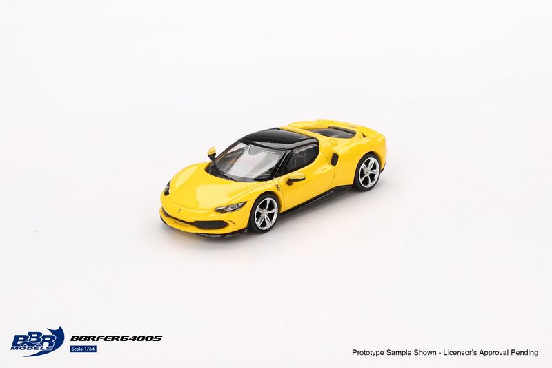 1:64 BBR - Ferrari 296 GTB, Giallo Modena 1:64 BBR - Ferrari 296 GTB, Giallo Modena