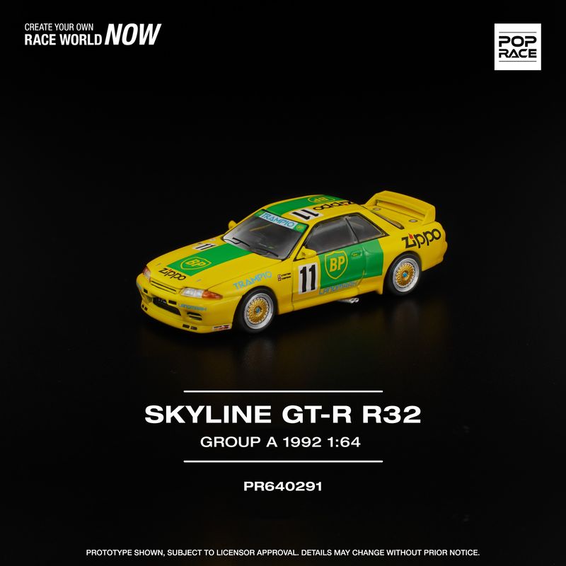 1:64 Pop Race Limited - 1992 Nissan GT-R R32 JCT Group A 1:64 Pop Race Limited - 1992 Nissan GT-R R32 JCT Group A