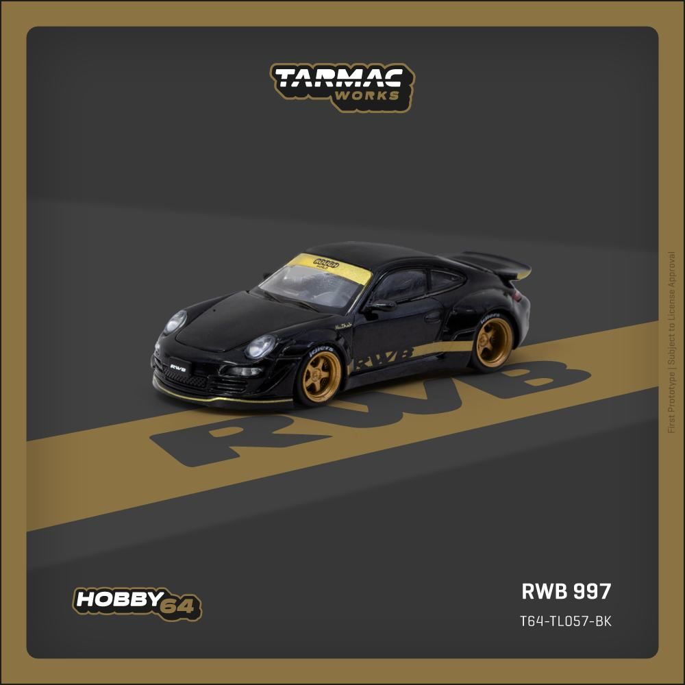 1:64 Tarmac - Porsche RWB 997, black