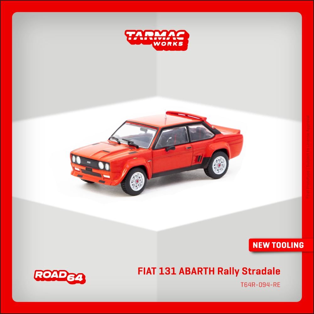 1:64 Tarmac - Fiat 131 Abarth Rally Stradale, red